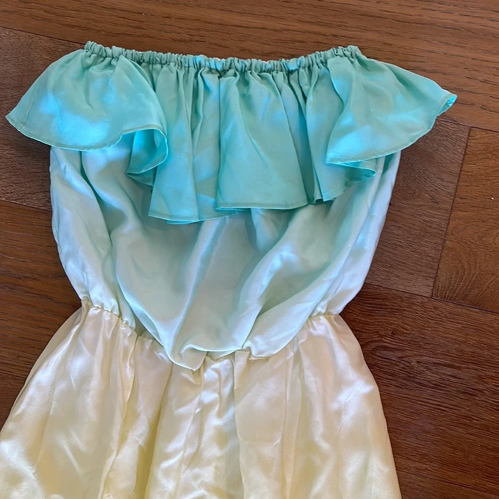 Lilly Pulitzer Caldwell Dress Dip Dye Silk Habotai NWT XS - Picture 2 of 4